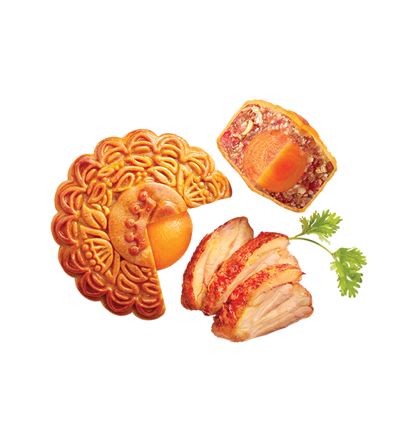 Bánh Trung Thu Kinh Đô Bánh Nướng Gà Quay Jambon 1 Trứng 150g - [Mã: 21]