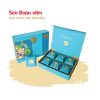 Bánh Trung Thu Bảo Minh Hộp Bánh Cao Cấp Sen Đoàn Viên TL480g Mã 654