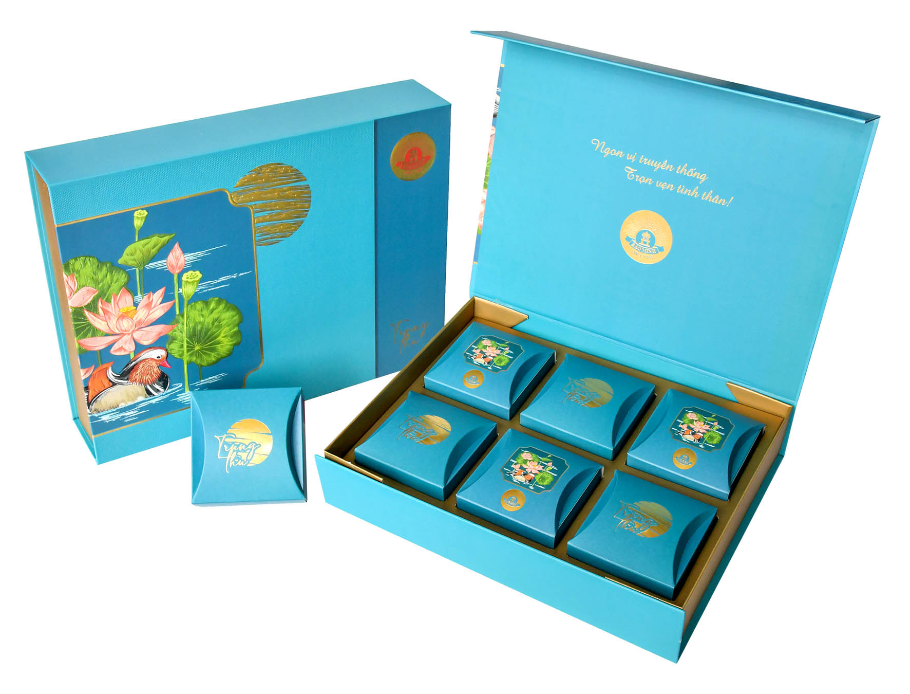 Bánh Trung Thu Bảo Minh Hộp Bánh Cao Cấp Sen Đoàn Viên TL480g Mã 654 Bánh Trung Thu Bảo Minh Hộp Bánh Cao Cấp Sen Đoàn Viên TL480g Mã 654