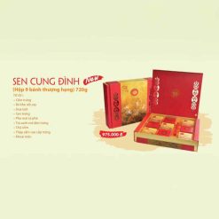 Bánh Trung Thu Bảo Minh Hộp Truyền Thống Thượng Hạng Sen Cung Đình 691