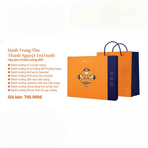 Banh Trung Thu Hữu Nghị Hộp Thanh Nguyệt Trứ Danh