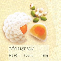 Bánh Trung Thu Kinh Đô Bánh Dẻo Hạt Sen 1 Trứng Trọng Lượng 180g – [Mã: 92]
