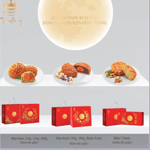 Bánh Trung Thu Kinh Đô Bánh Dẻo Hạt Sen Hạt Dưa 1 Trứng 230g – [Mã: 82]