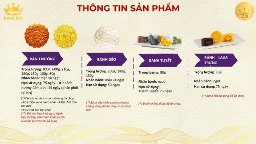 Bánh Trung Thu Kinh Đô Bánh Nướng Đậu Đỏ 1 Trứng 150g – [Mã: R1]