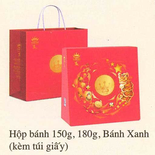 Bánh Trung Thu Kinh Đô Bánh Nướng Đậu Đỏ 1 Trứng 150g – [Mã: R1]