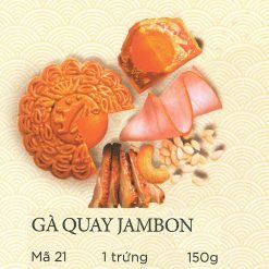 Bánh Trung Thu Kinh Đô Bánh Nướng Gà Quay Jambon 1 Trứng 150g – [Mã: 21]