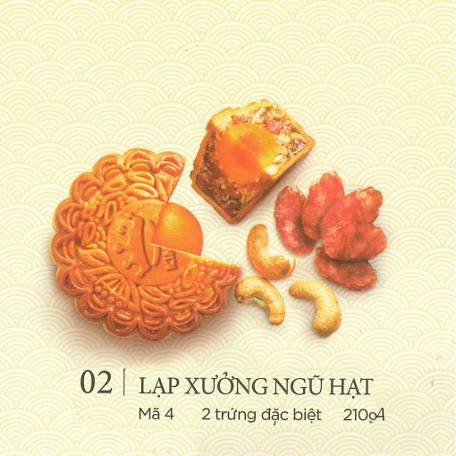 Bánh Trung Thu Kinh Đô Bánh Nướng Lạp Xưởng Ngũ Hạt 2 Trứng 210g – [Mã: 4]