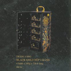 Bánh Trung Thu Kinh Đô Trăng Vàng BLACK & GOLD Hộp 4 Bánh (Mã: G4)