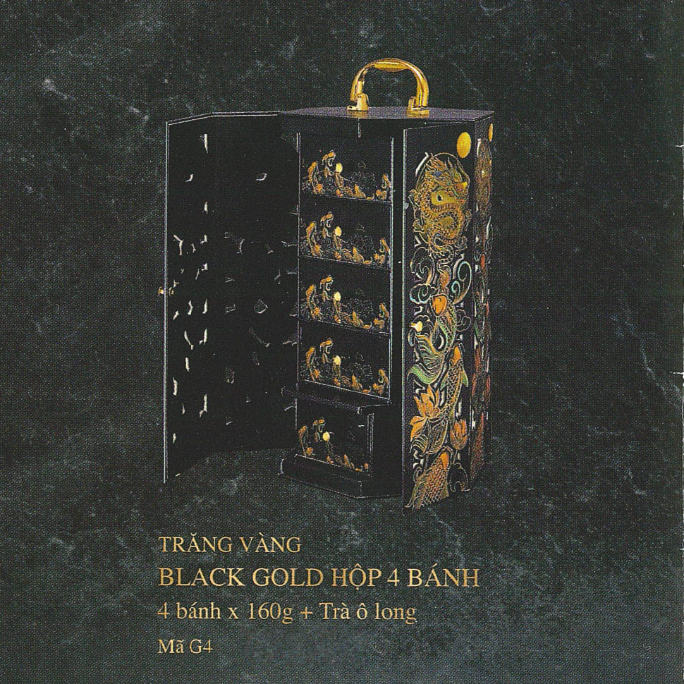 Bánh Trung Thu Kinh Đô Trăng Vàng BLACK & GOLD Hộp 4 Bánh (Mã: G4) Bánh Trung Thu Kinh Đô Trăng Vàng BLACK & GOLD Hộp 4 Bánh (Mã: G4)