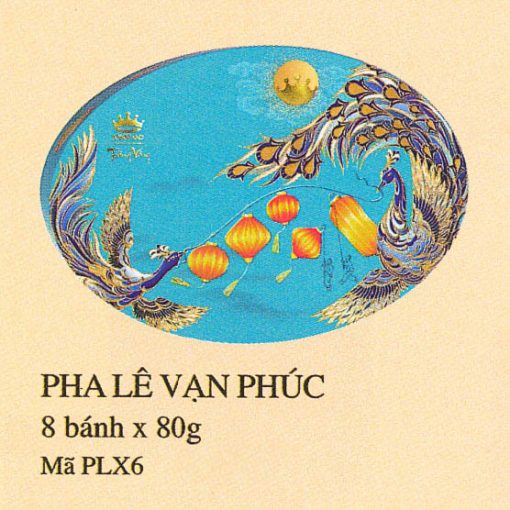Bánh Trung Thu Kinh Đô Trăng Vàng Pha Lê Vạn Phúc (XANH) – [Mã: PLX6]