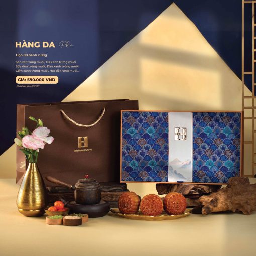 Bánh Trung Thu Madame Hương Hộp Hàng Da Phố