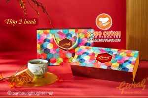 Hộp 2 bánh trung thu Givral