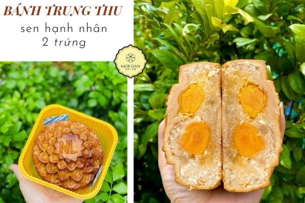 Bánh trung thu sen hạnh nhân (2 trứng) Như Lan Bánh trung thu sen hạnh nhân (2 trứng) Như Lan
