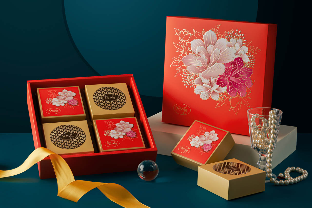 Bánh Trung Thu Richy Thu - Phú Quý - Đỏ Bánh Trung Thu Richy Thu - Phú Quý - Đỏ