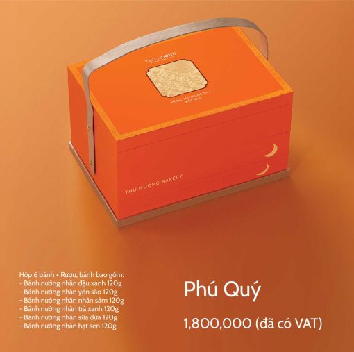 Bánh Trung Thu Thu Hương Bakery Hộp Phú Quý
