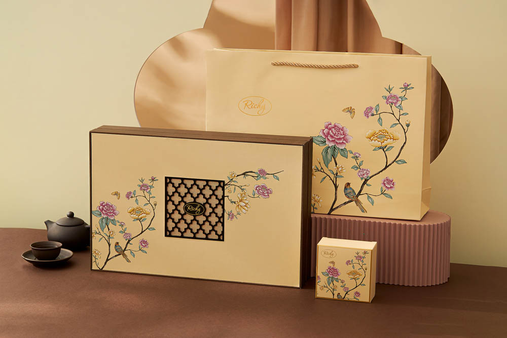 Bánh Trung Thu Richy Hộp Phúc - Vạn An Bánh Trung Thu Richy Hộp Phúc - Vạn An