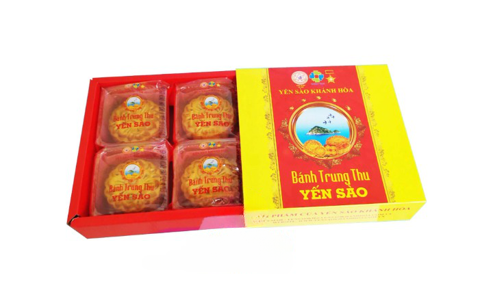 Hộp 4 bánh - Bánh Trung Thu Yến Sào Khánh Hòa 2023