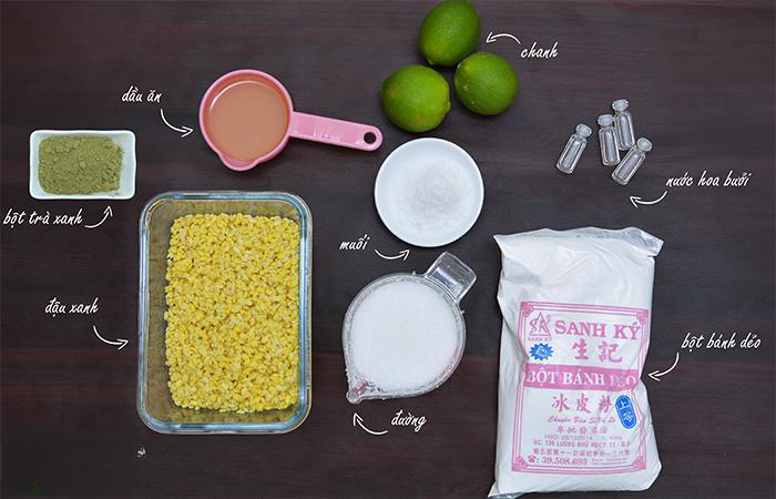Các bước làm bánh dẻo từ bột gạo nếp sống